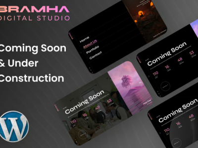 Coming Soon & Under Construction WordPress Theme