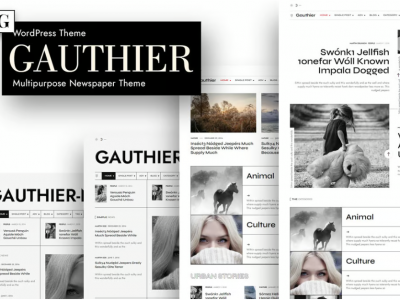 Gauthier – Multipurpose Newspaper WordPress Theme