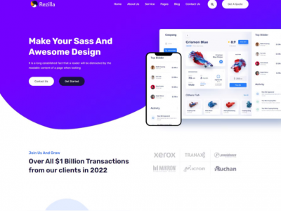 Rezilla - SaaS Software & Technology WordPress