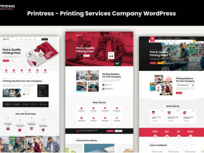 Printress - Printing Services Company WordPress