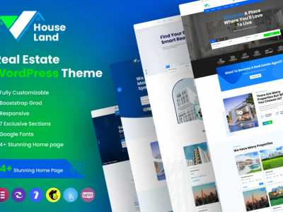 Houseland - Real Estate WordPress Theme