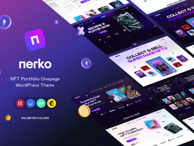NFT Portfolio WordPress Theme