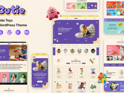 Cutie - ChildrenSchool, Toys Store Theme