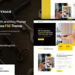 Keyman – Locksmith & Key Maker Services WP Theme