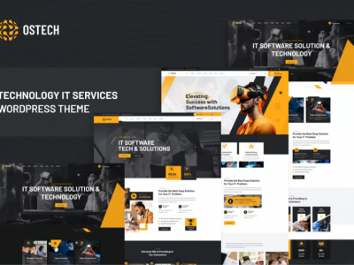 Ostech - Technology IT Services WordPress Theme