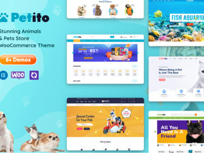 Petito - Animals and Pets Store WooCommerce Theme