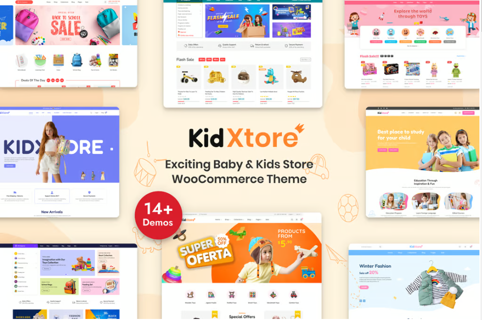 KidXtore - Kids Store WooCommerce WordPress Theme