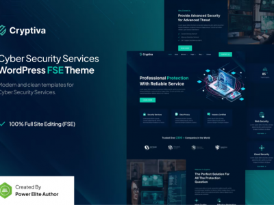 Cryptiva - Cyber Security Services WordPress Theme