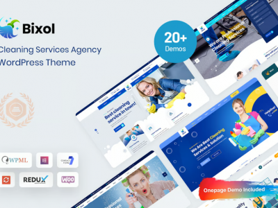 Bixol - Cleaning Services WordPress Theme
