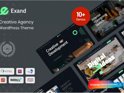 Exand - Creative Agency WordPress Theme
