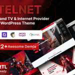 Telnet - Broadband TV & Internet Provider Theme
