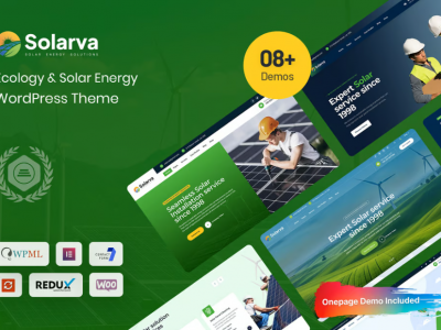 Solarva - Ecology & Solar Energy Theme
