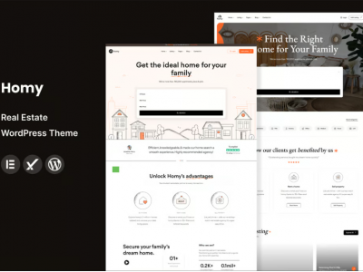 Homy - Real Estate WordPress Theme