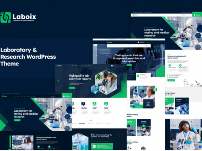 Laboix - Laboratory & Research WordPress Theme
