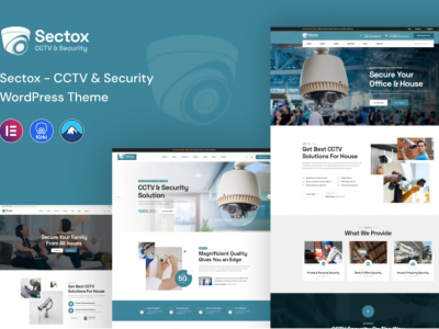 Sectox - CCTV & Security WordPress Theme