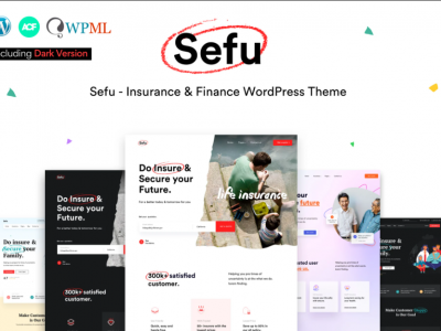 Sefu - Insurance & Finance WordPress Theme