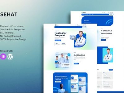 Sehat - Medical Elementor Template Kit