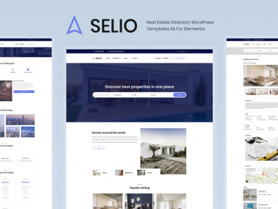 Selio - Real Estate Directory Template Kit