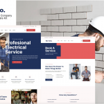 Servicio - Electrician & Electrical Services Template Kit