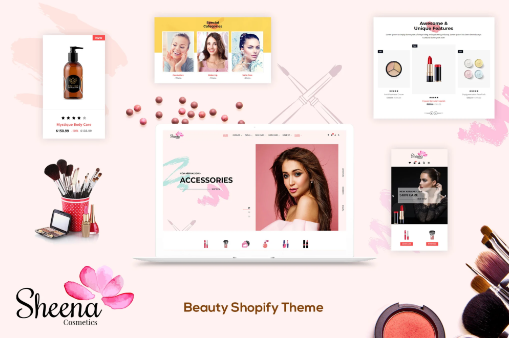 Sheena - Cosmetics Shopify Theme