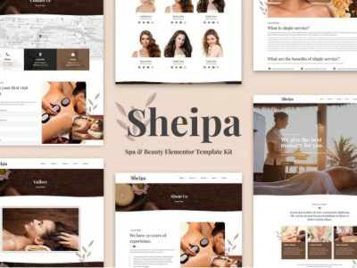 Sheipa - Spa & Beauty Elementor Template Kit
