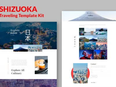 Shizuoka - Travel Elementor Template Kit