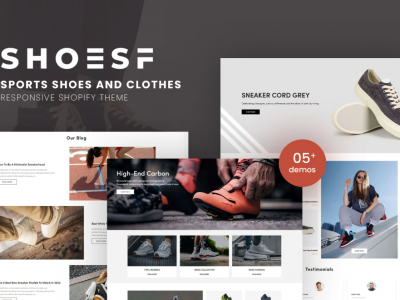 Shoesf - Running Sports Shoes Shopify Theme