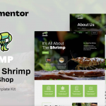 Shrimp - Aquarium & Hobby Shop Elementor Template Kit