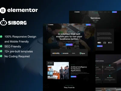 Siborg - Robotics & Technology Elementor Template Kit