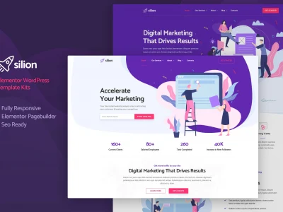 Silion - Digital Marketing Elementor Template Kit