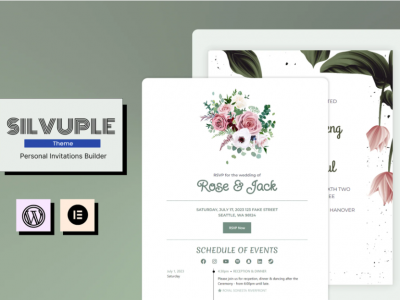 Silvuple – Online Invitation Maker Theme