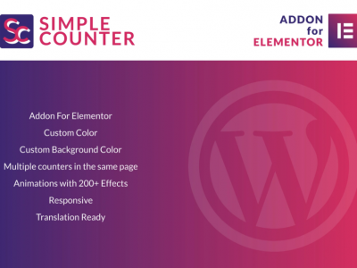 Simple Counter for Elementor WordPress Plugin