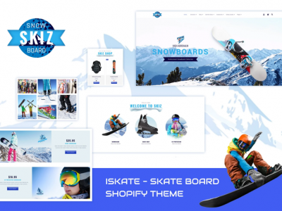 Skiz  Sports, Ski Boards Shopify Theme