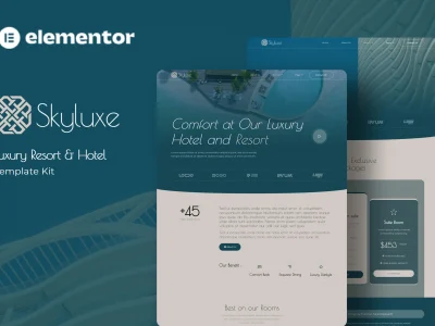 Skyluxe - Luxury Resort & Hotel Elementor Template Kit