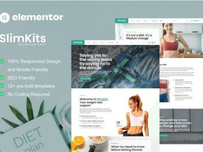 Slimkits - Weight Loss & Diet Program Elementor Template Kit