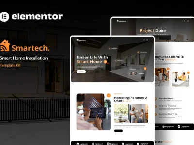 Smartech - Smart Home Installation Elementor Template Kit