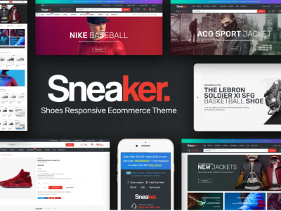Sneaker - Shoes Responsive Magento Theme