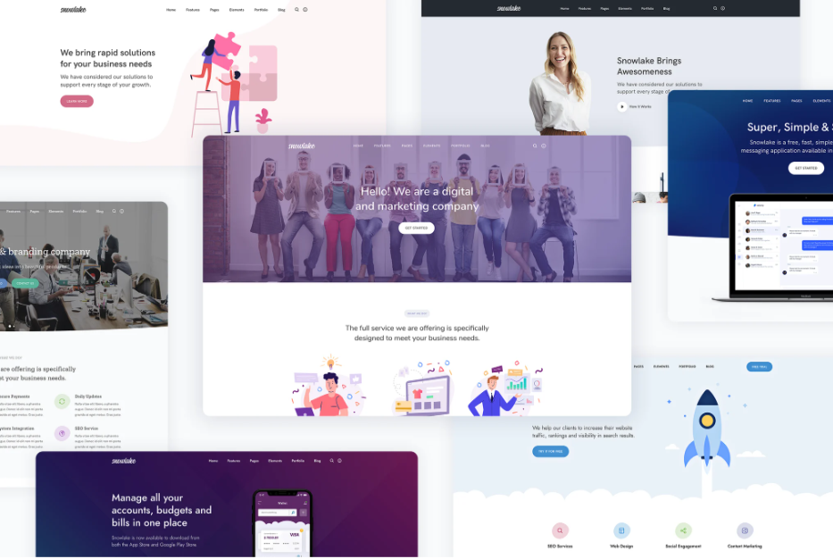 Snowlake - Creative Business & Startup WordPress