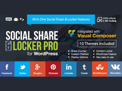 Social Share & Locker Pro WordPress Plugin