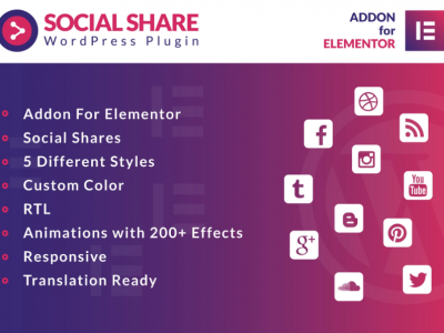 Social Share for Elementor WordPress Plugin