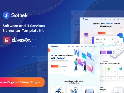 Softek - Software IT Solutions Elementor Template Kit