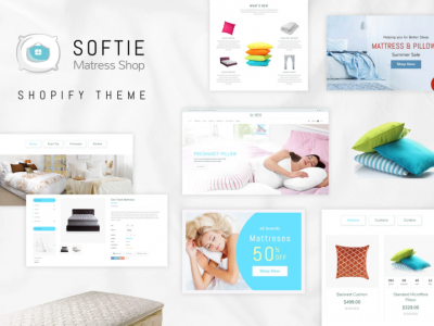 Softie  Beds & Mattress Shopify Theme