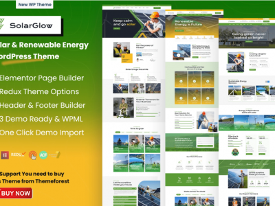 Solarglow - Solar & Renewable Energy WP Theme