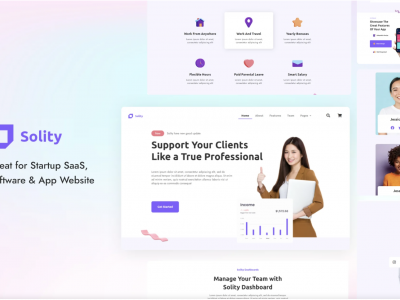 Solity - SaaS & Startup Elementor Template Kit