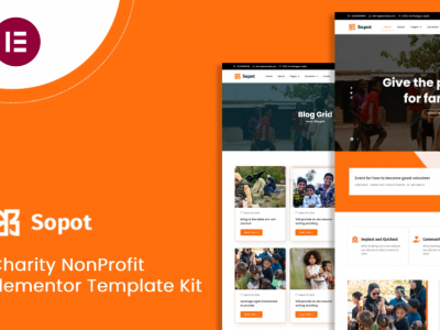 Sopot - Charity Elementor Pro Template Kit