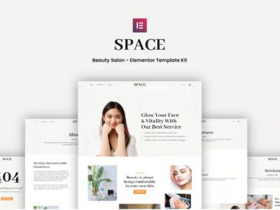 Space - Beauty Salon Elementor Pro Template Kit