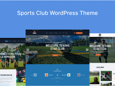 Sports Club WordPress Theme - SpoClub
