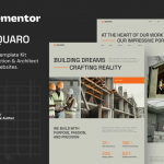 Squaro – Modern Construction & Architect Elementor Template Kit