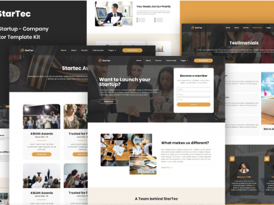 StarTec - Saas Elementor Template Kit