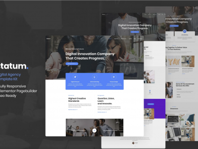Statum - Business & Agency Elementor Template Kit